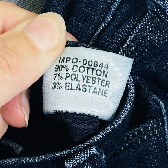 J Brand Daring Light Distressed Dark Wash Stretch Midrise Skinny Jeans Womens 26 - Picture 8 of 15